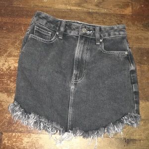 Black Jean Skirt - Pacsun